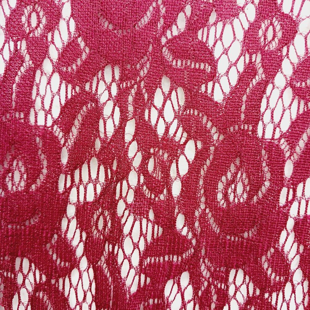 Elegant Red Lace Women's Blouse - Picture 2 of 13